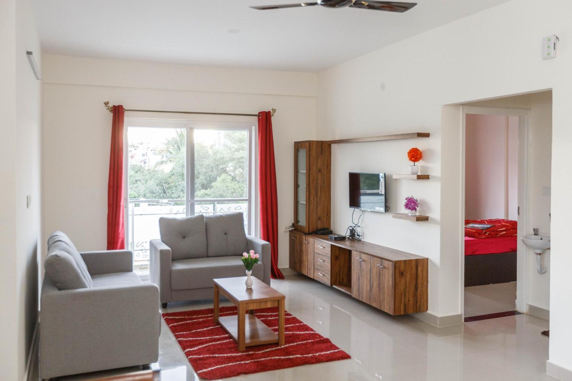 Pinnacle Serviced Apartments Bangalore Buitenkant foto